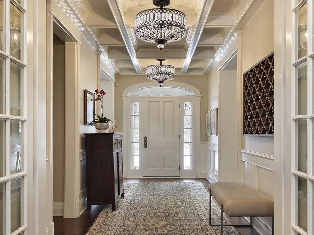 classic look entryway design