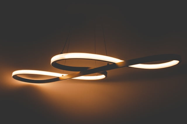 using led chandelier for living room lighting plan