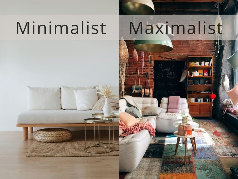 Maximalism vs. Minimalism: which one reflects you?