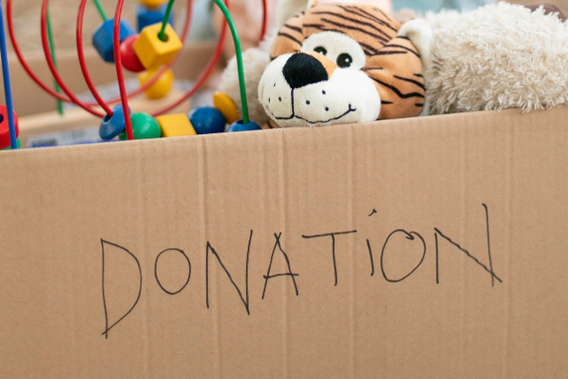 donate 12 items of toys in 12 12 12 Method