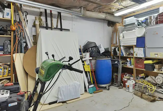 declutter garage storage before fall